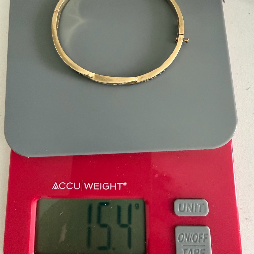 Gold-Tone Bangle Bracelet